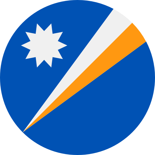 Marshall Islands Flag Graphic PNG image