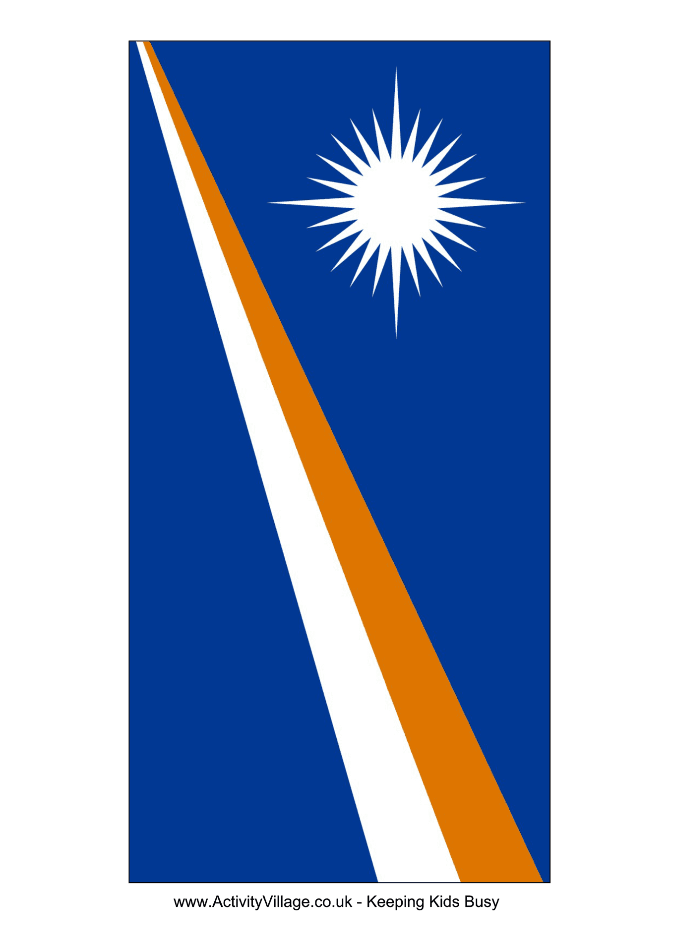 Marshall Islands Flag PNG image