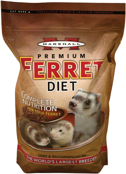 Marshall Premium Ferret Diet Package PNG image