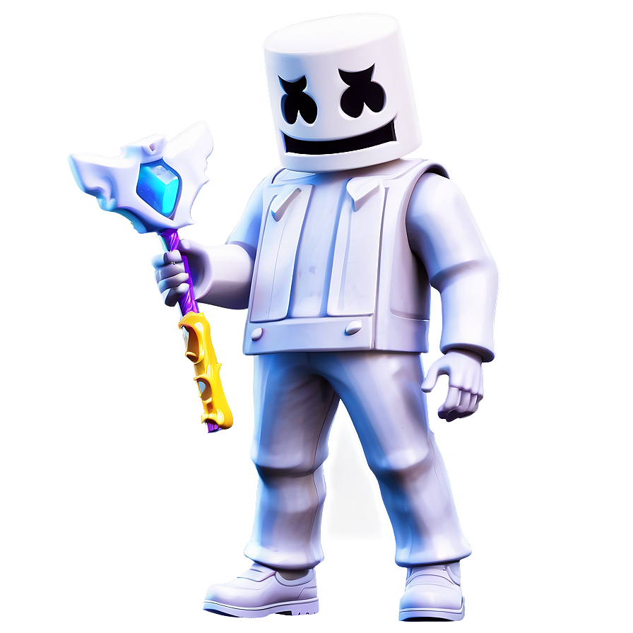 Marshmello Back Bling Fortnite Png 06252024 PNG image