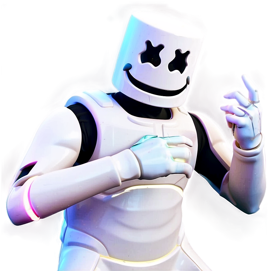 Marshmello Fortnite Night Scene Png 06252024 PNG image