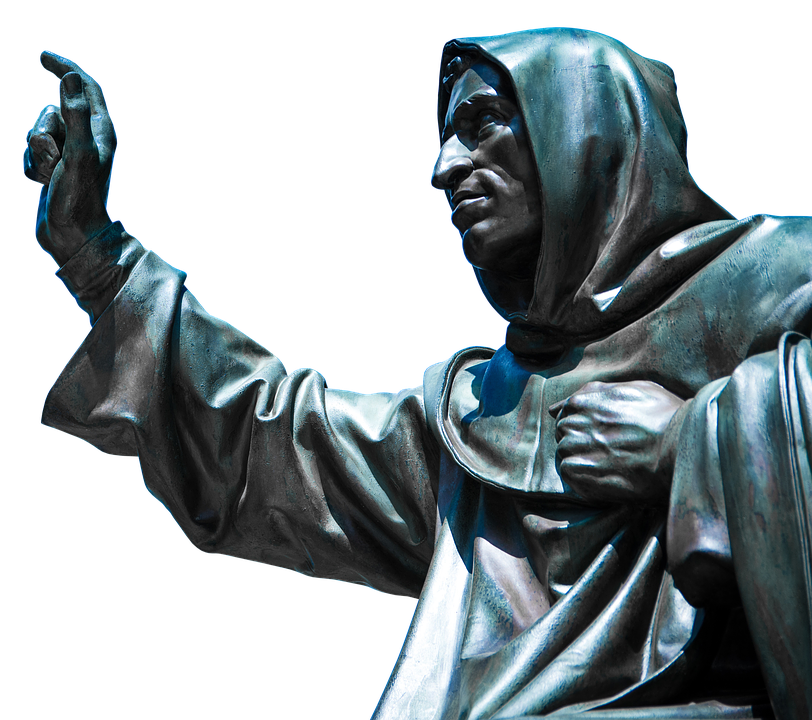 Martin Luther Statue Gesture PNG image