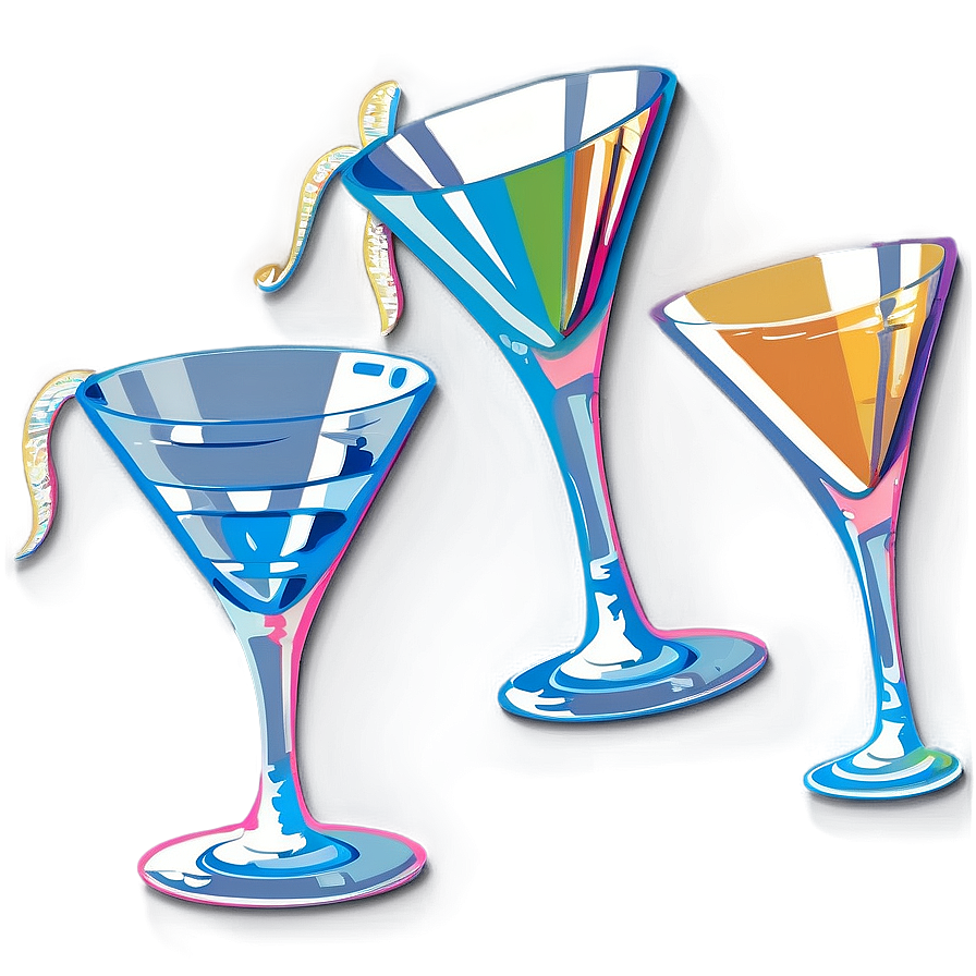 Martini Glass Reflections Png Aes16 PNG image