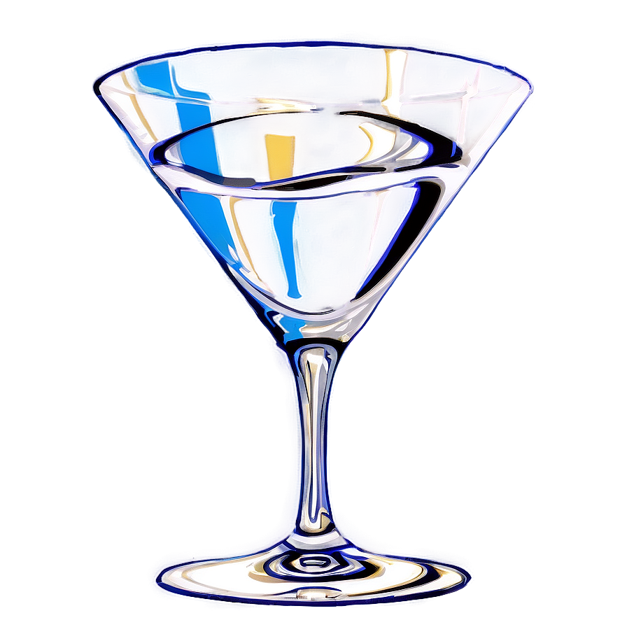 Martini Glass Reflections Png Uso75 PNG image