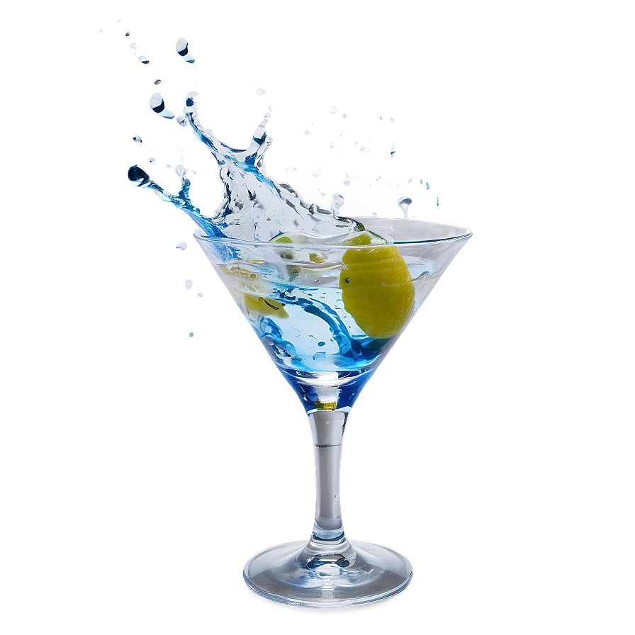 Martini Splashing Over Png Ksc64 PNG image