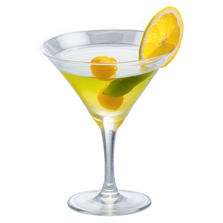 Martini With Citrus Zest Png Hoq PNG image