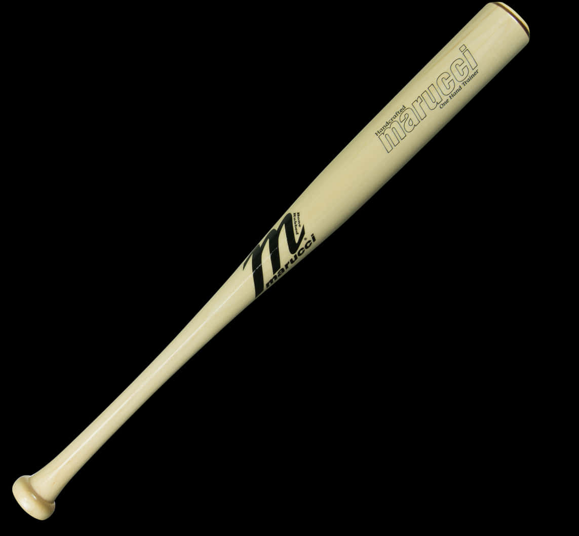 Marucci Baseball Bat Isolatedon Black PNG image