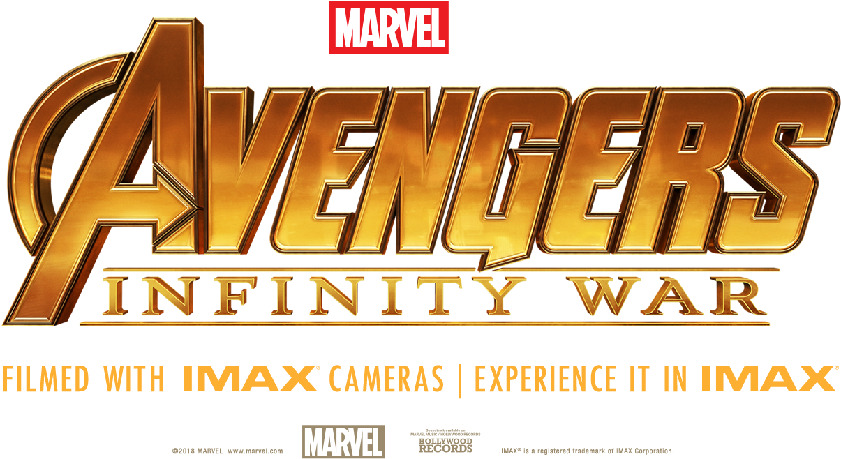 Marvel Avengers Infinity War I M A X Logo PNG image