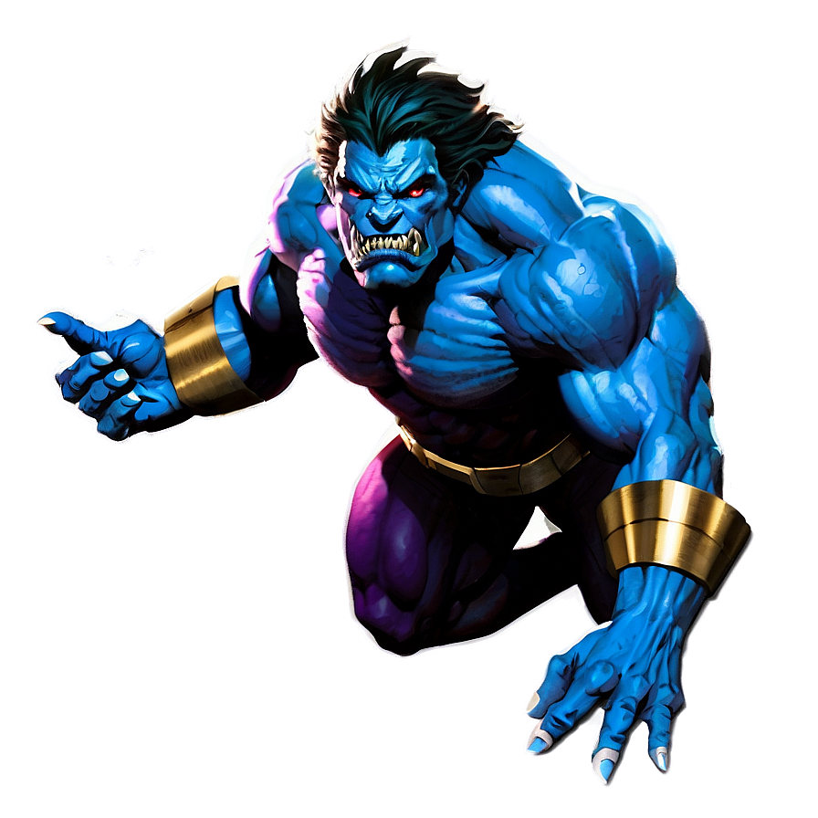 Marvel Comics Beast Png 06242024 PNG image