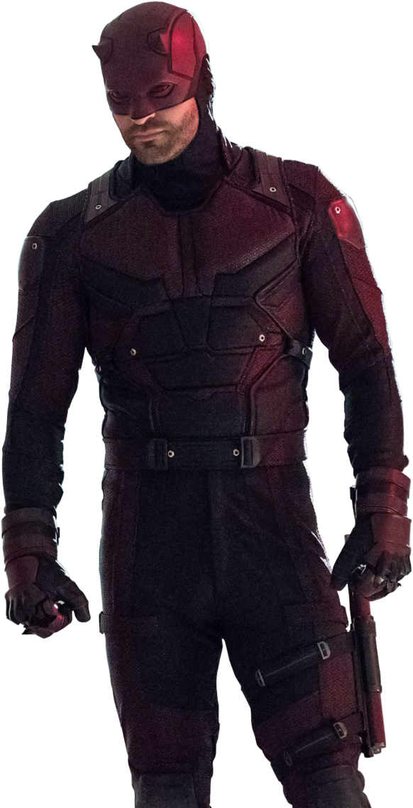 Marvel Daredevilin Red Suit PNG image