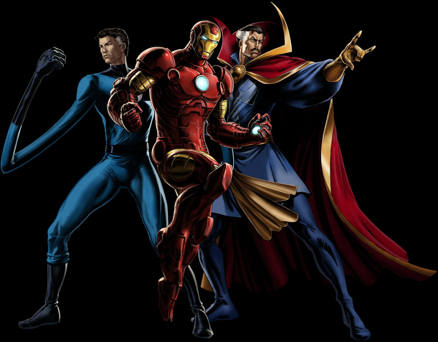 Marvel Heroes Triumvirate PNG image