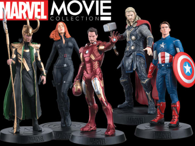 Marvel Movie Collection Figurines PNG image