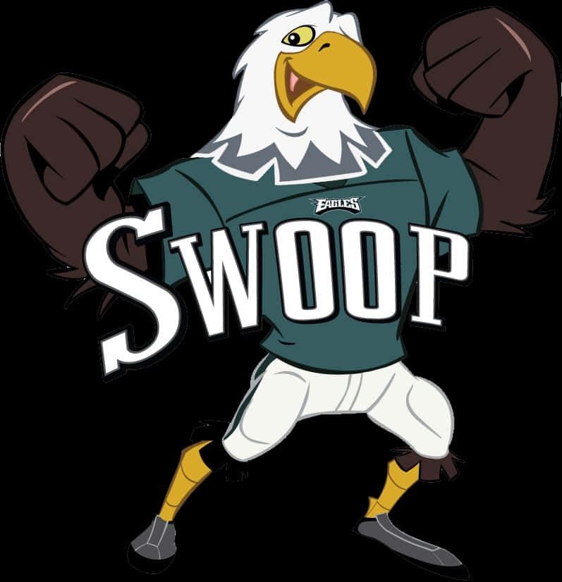 Mascot Swoop Eagles Football Team PNG image