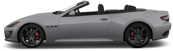 Maserati Convertible Side View PNG image