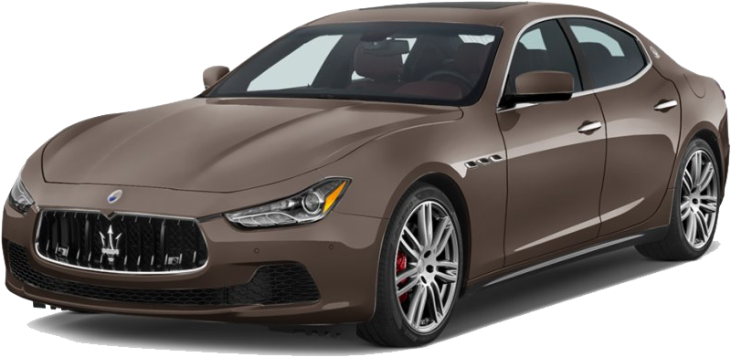 Maserati Luxury Sedan Brown PNG image