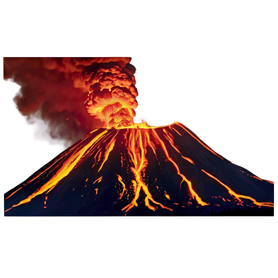 Massive Volcano Eruption Png 52 PNG image