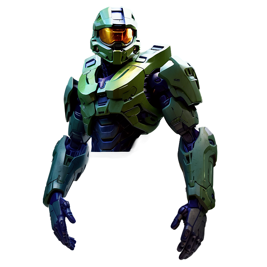 Master Chief Halo Futuristic Png Wft PNG image