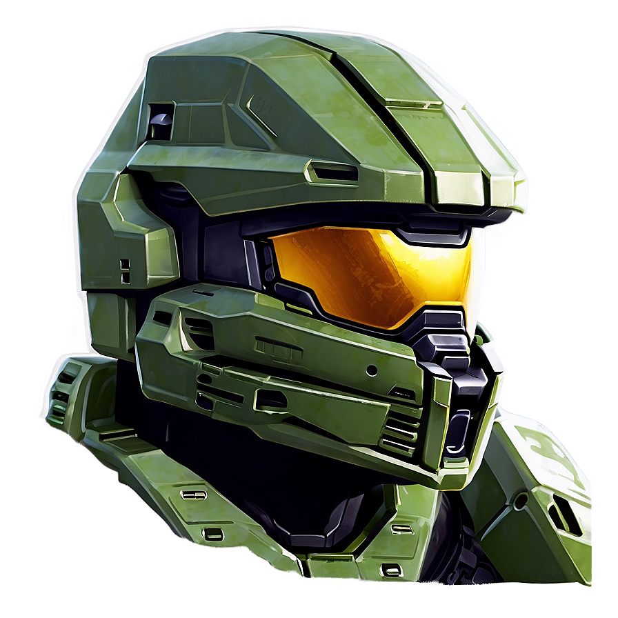 Master Chief Halo Side View Png Mjq38 PNG image