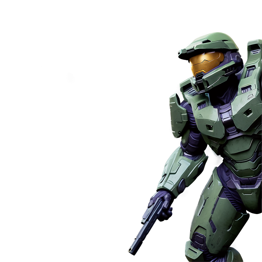 Master Chief Halo Signature Pose Png 06252024 PNG image