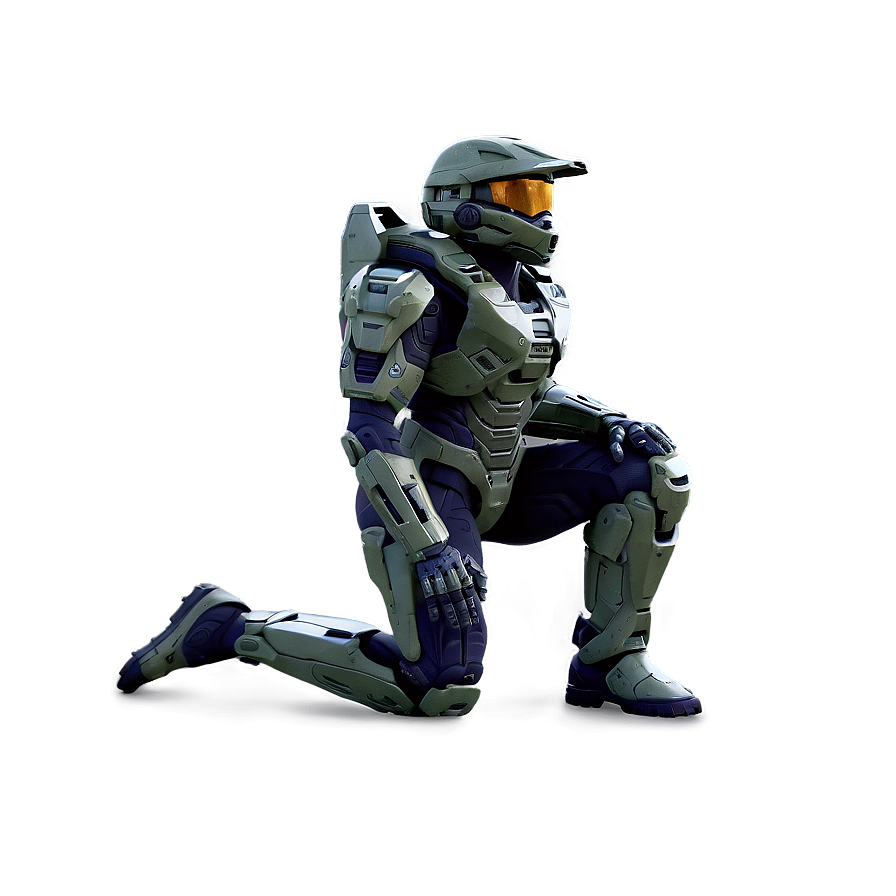 Master Chief Halo Signature Pose Png 3 PNG image