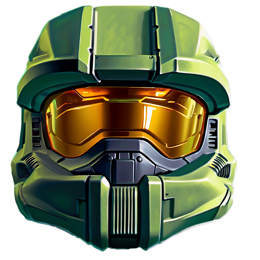 Master Chief Helmet Close-up Png Jbt PNG image