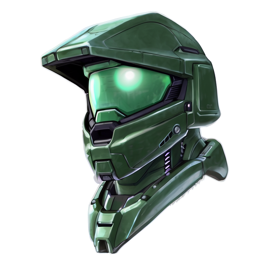 Master Chief Helmet Fan Art Png Ccc PNG image