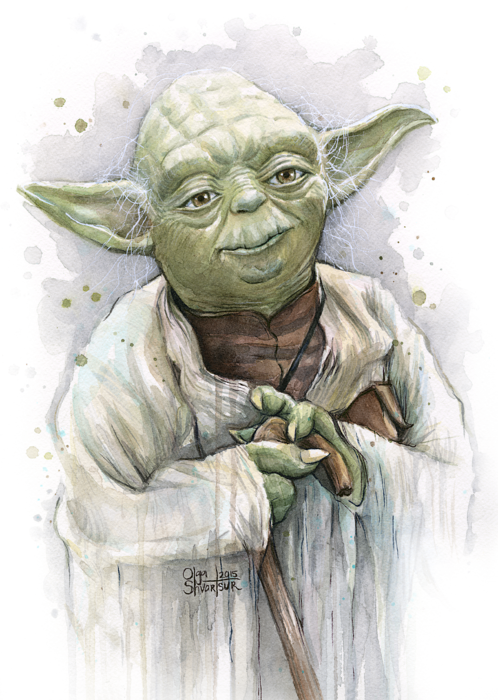 Master Yoda Artwork PNG image