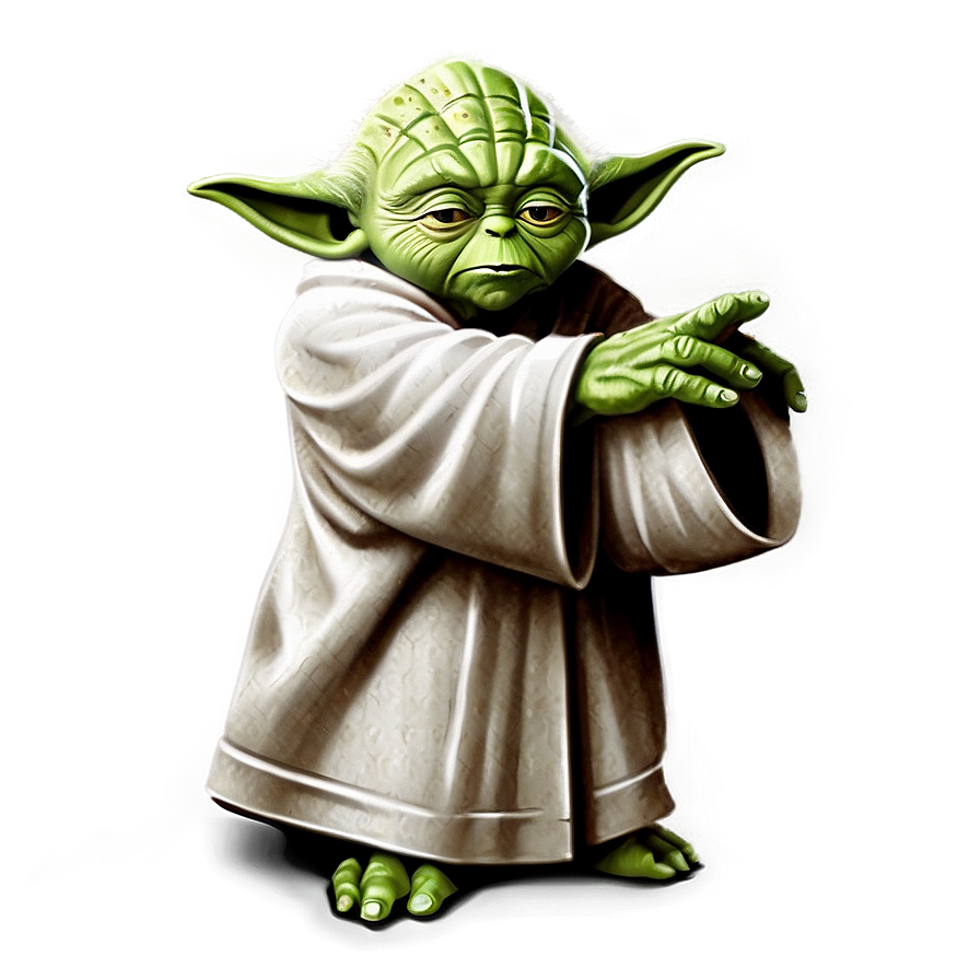 Master Yoda Cartoon Png 7 PNG image