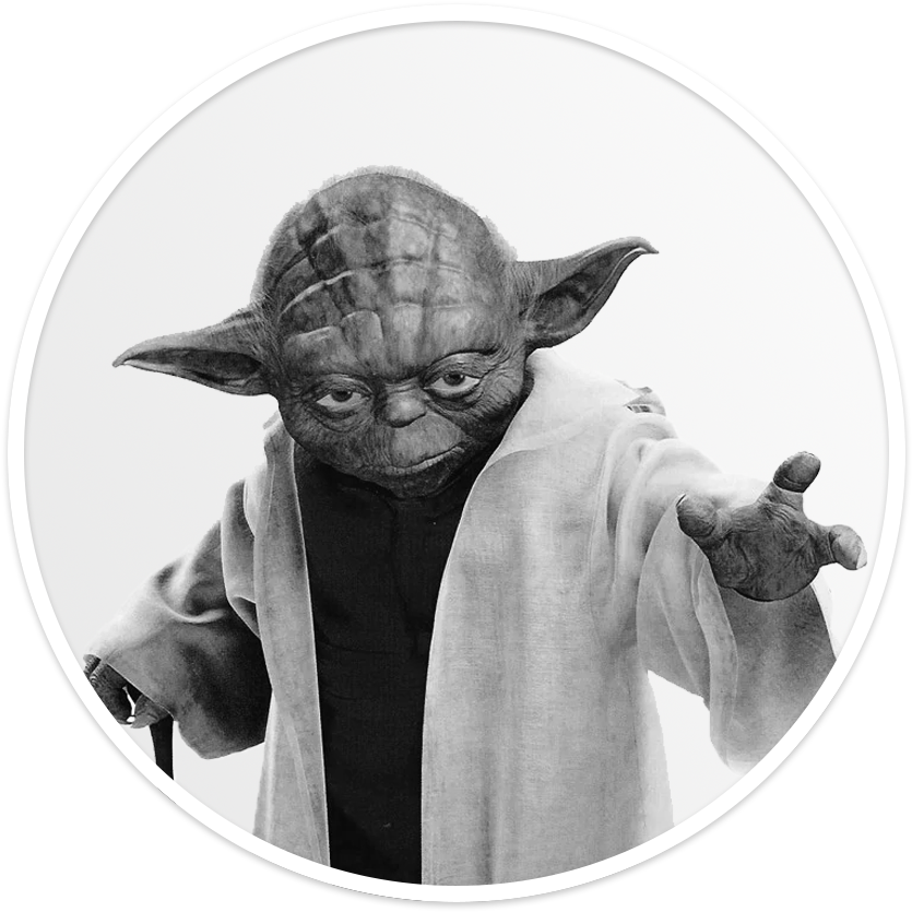 Master Yoda Force Gesture PNG image