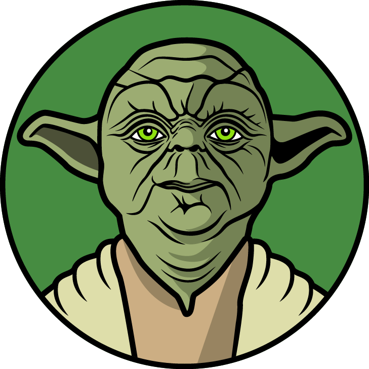 Master Yoda Icon Illustration PNG image