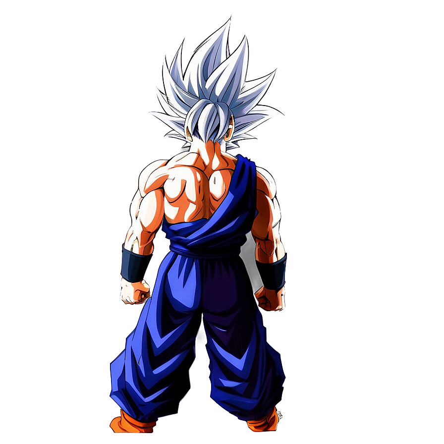 Mastered Ultra Instinct Goku Png Saq PNG image