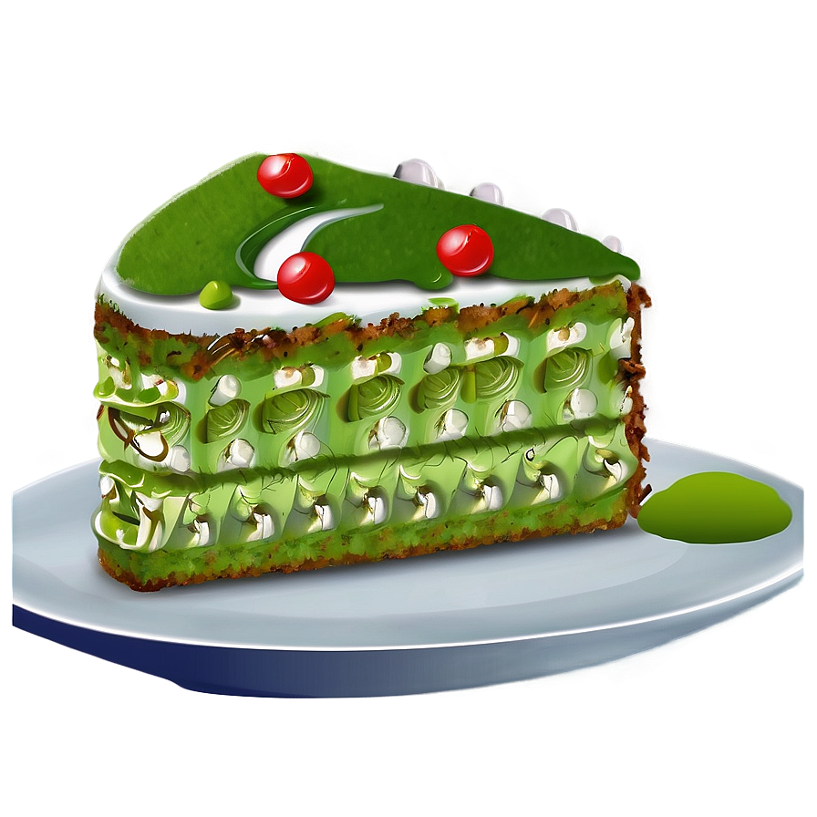 Matcha Cake Png 05042024 PNG image