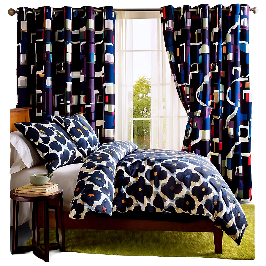 Matching Bedding And Curtains Png 06262024 PNG image