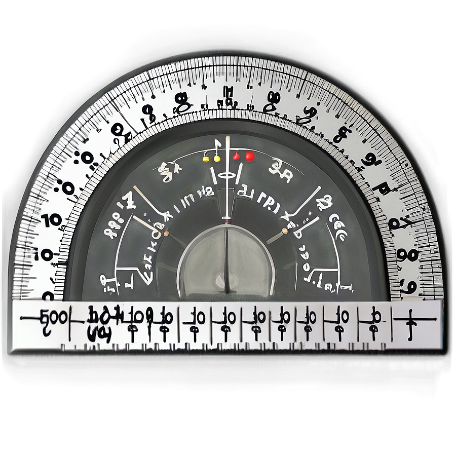 Math Protractor Image Png 05252024 PNG image