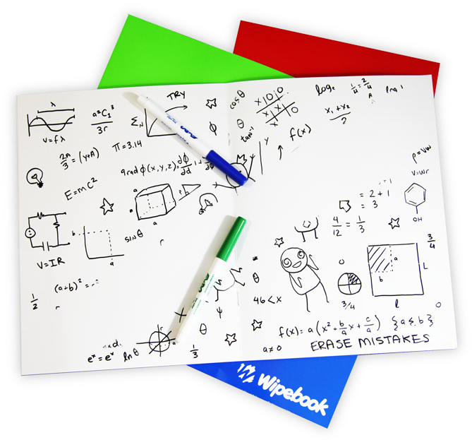 Mathematical Concepts Whiteboard PNG image