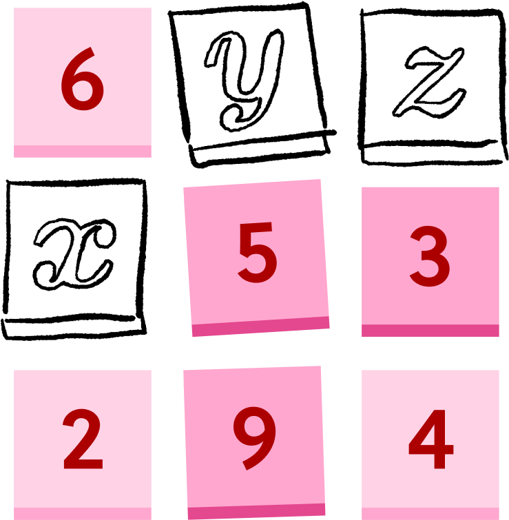 Mathematical_ Numbers_and_ Variables PNG image