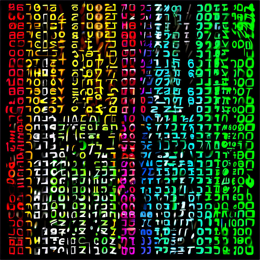 Matrix Code Cryptography Concept Png 06252024 PNG image