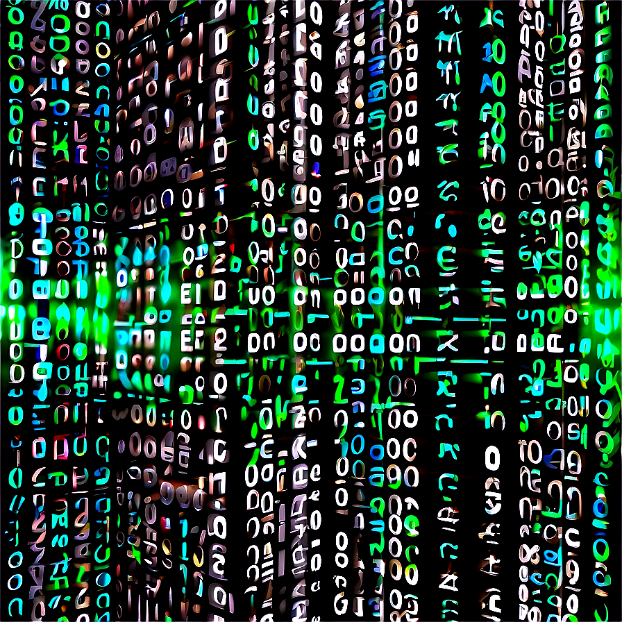 Matrix Code Cyber Tunnel Png 06252024 PNG image