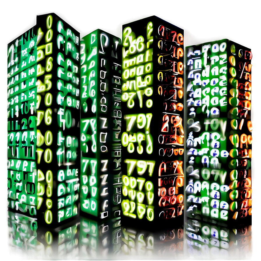 Matrix Code Information Overload Png 06252024 PNG image