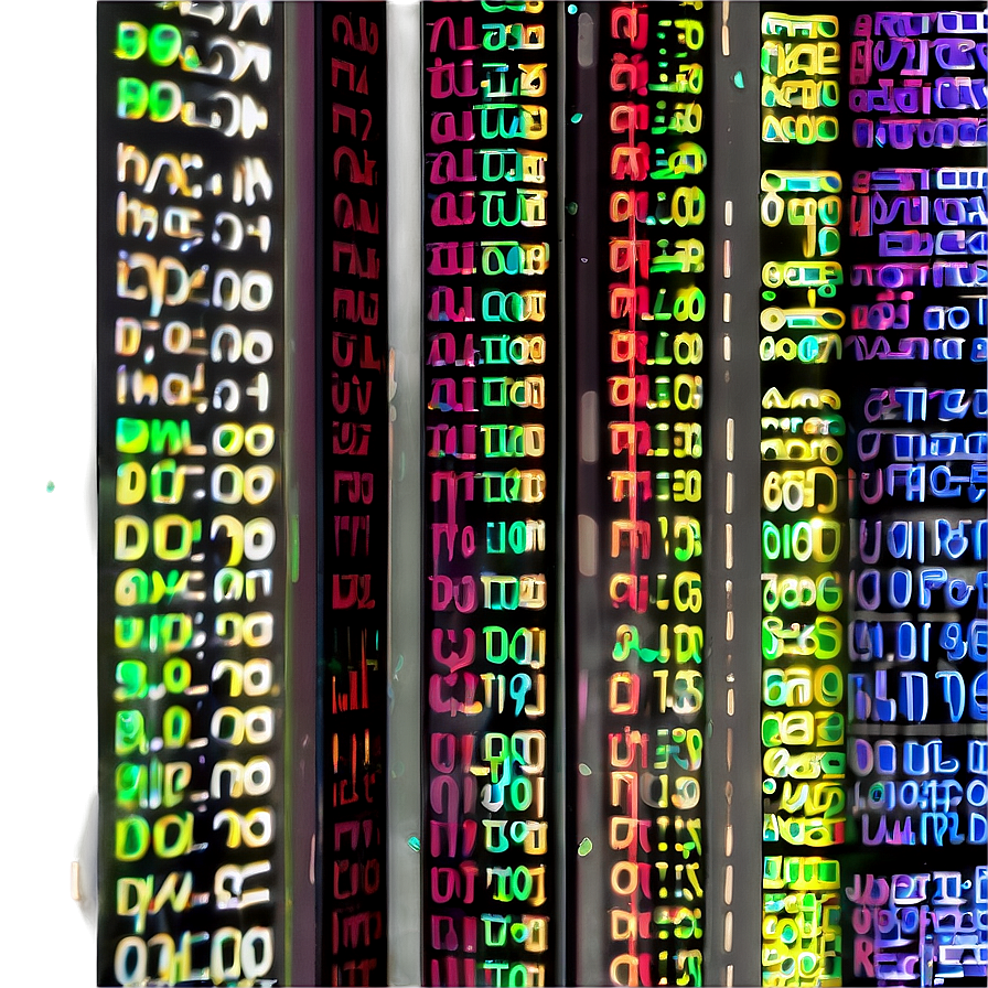 Matrix Code Web Of Data Png 69 PNG image