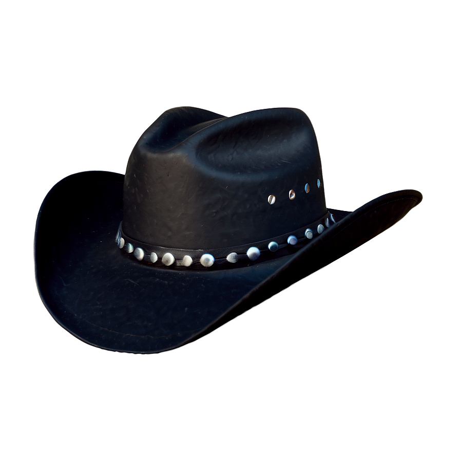 Matte Black Cowboy Hat Png Ctp74 PNG image