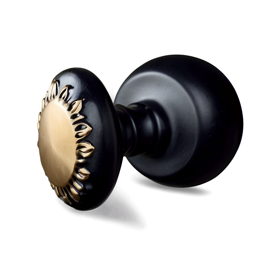 Matte Black Doorknob Png Nwd PNG image