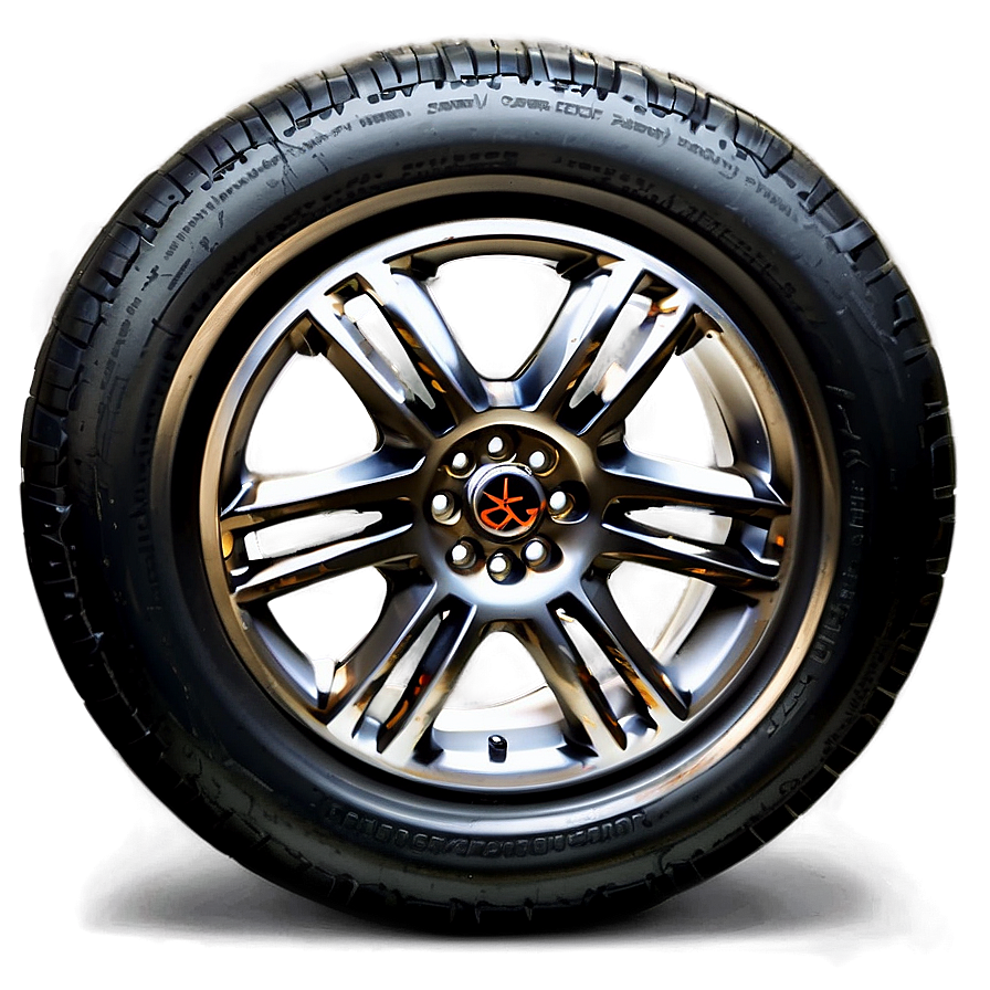 Matte Car Wheel Png 06122024 PNG image