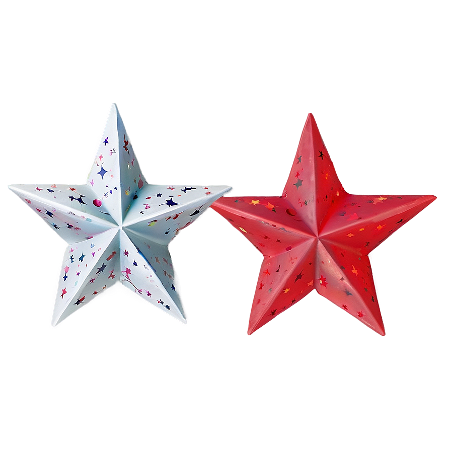 Matte Red Star Png 34 PNG image