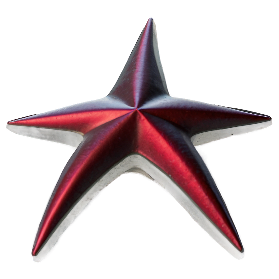 Matte Red Star Png Uwc PNG image