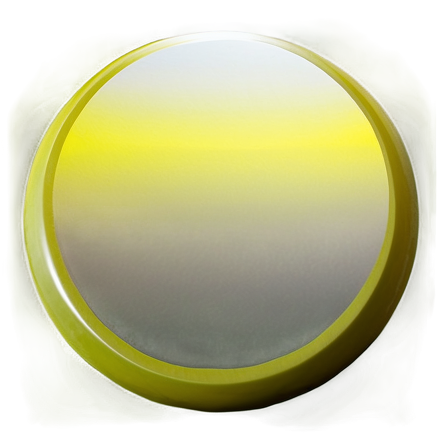 Matte Yellow Circle Visual Png 06122024 PNG image