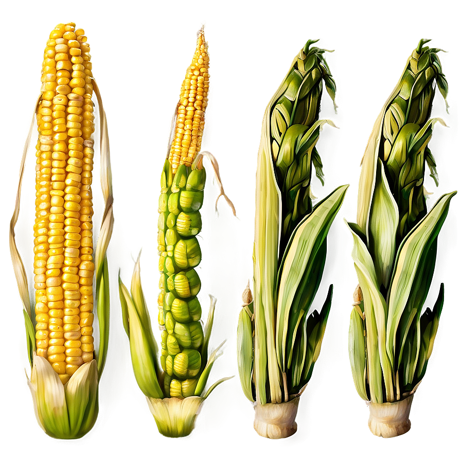 Mature Corn Stalk Png 06122024 PNG image