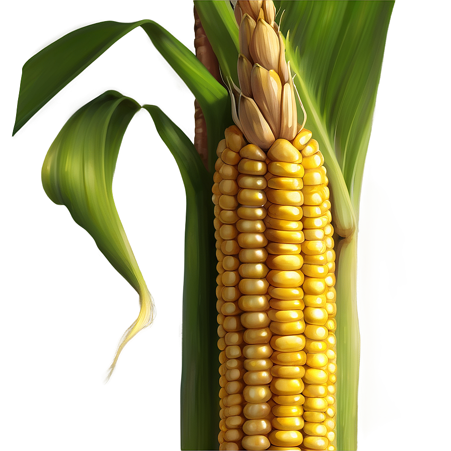 Mature Corn Stalk Png 06122024 PNG image