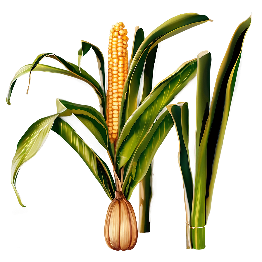 Mature Corn Stalk Png Qwo PNG image