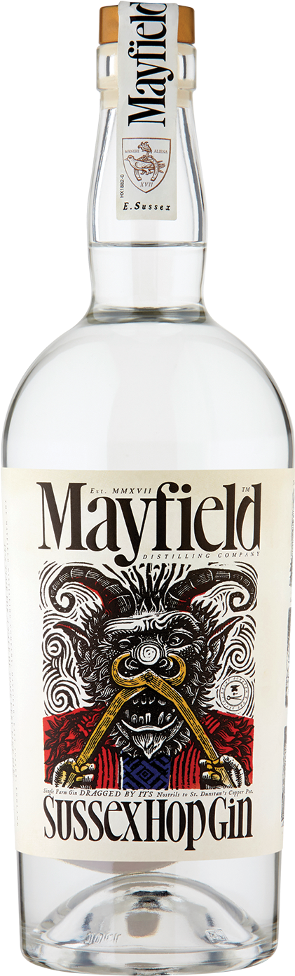 Mayfield Sussex Hop Gin Bottle PNG image